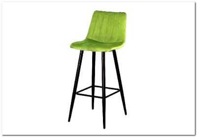 Барный стул DERRY G108-26 стебелек перца велюр