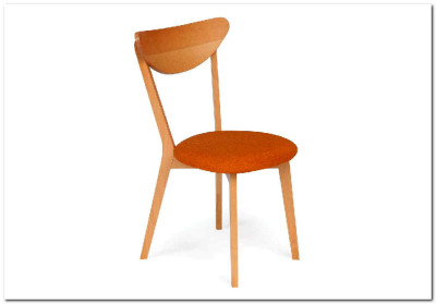 Стул MAXI (Макси) мягкое сиденье Оранжевый
