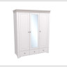 Шкаф 3х дверный  Бейли (массив) с зеркалом по цене 75 624 руб. в магазине Другая Мебель в Старом Осколе