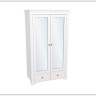 Шкаф 2х дверный с зеркальными дверями  Бейли (массив) по цене 50 974 руб. в магазине Другая Мебель в Старом Осколе