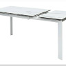Стол CORNER 120 HIGH GLOSS STATUARIO керамика, стекло/ белый каркас, DISAUR заказать в Осколе по цене 59 400 руб. с доставкой в Старый Оскол, Губкин, Белгород