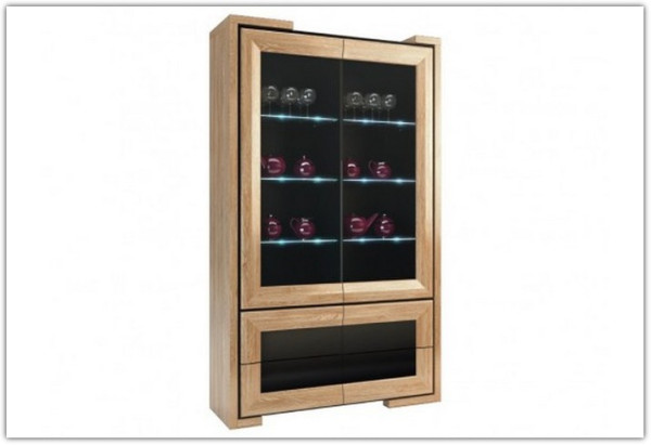 Витрина высокая 2DS4SZ CORINO Mebin заказать в Осколе по цене 360 379,86 руб. с доставкой в Старый Оскол, Губкин, Белгород