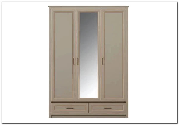 Шкаф с зеркалом Классик SZF3D2S глиняный серый БРВ заказать в Осколе по цене 92 105 руб. с доставкой в Старый Оскол, Губкин, Белгород
