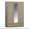 Шкаф с зеркалом Классик SZF3D2S глиняный серый БРВ заказать в Осколе по цене 92 105 руб. с доставкой в Старый Оскол, Губкин, Белгород
