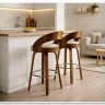 Стул барный Halmar H-110 (кремовый/ореховый) заказать в Осколе по цене 17 259 руб. с доставкой в Старый Оскол, Губкин, Белгород
