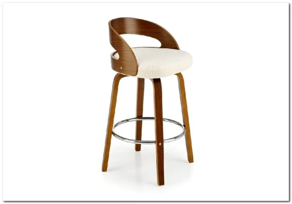 Стул барный Halmar H-110 (кремовый/ореховый) заказать в Осколе по цене 17 259 руб. с доставкой в Старый Оскол, Губкин, Белгород