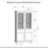 Шкаф для посуды Бон Вояж 222 из массива сосны заказать в Осколе по цене 51 265 руб. с доставкой в Старый Оскол, Губкин, Белгород