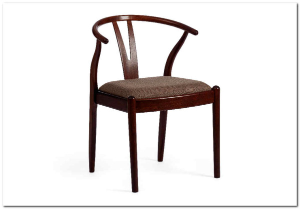 Стул WISHBONE (mod. C-5280) Темный орех (HN GLAZE) заказать в Осколе по цене 10 290 руб. с доставкой в Старый Оскол, Губкин, Белгород