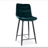 Барный стул Signal CHIC H-2 VELVET (зеленый/черный) заказать в Осколе по цене 12 364 руб. с доставкой в Старый Оскол, Губкин, Белгород