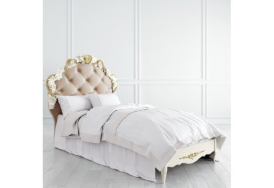 Кровать с мягким изголовьем 90*190 Romantic R409-K02-AG-B01