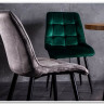 Стул кухонный Signal CHIC Velvet Bluvel 14 (серый/черный) заказать в Осколе по цене 9 962 руб. с доставкой в Старый Оскол, Губкин, Белгород
