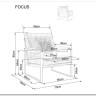 Кресло SIGNAL FOCUS Brego 18 темно-серый/черный мат заказать в Осколе по цене 24 090 руб. с доставкой в Старый Оскол, Губкин, Белгород