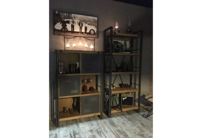 Стеллаж Secret De Maison CITY (mod. CTY L04-80) в стиле лофт