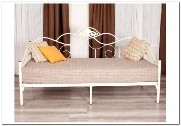 Купить Кровать Federica (mod. AT-881) 90*200 см (Day bed), Белый (butter white) с доставкой по России по цене производителя можно в магазине Другая Мебель в Старом Осколе