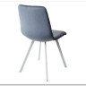 Стул DAIQUIRI BLUVEL-06 BLUE / белый каркас, велюр заказать в Осколе по цене 4 050 руб. с доставкой в Старый Оскол, Губкин, Белгород