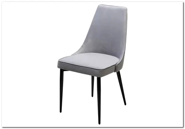 Стул NEPAL-P СВЕТЛО-СЕРЫЙ BM-4, велюр/ черный каркас заказать в Осколе по цене 7 100 руб. с доставкой в Старый Оскол, Губкин, Белгород