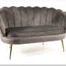 Диван SIGNAL CAMELLIA 2 Velvet Bluvel 14 (серый/золотой) заказать в Осколе по цене 42 092 руб. с доставкой в Старый Оскол, Губкин, Белгород