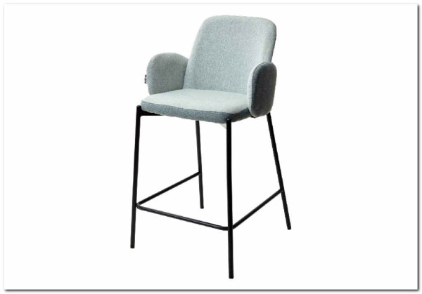 Полубарный стул NYX (H=65cm) VF113 светлая мята / VF115 серо-зеленый заказать в Осколе по цене 9 225 руб. с доставкой в Старый Оскол, Губкин, Белгород