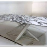 Стол VICENZA 220 BULGARI WHITE, керамика / белый, DISAUR заказать в Осколе по цене 61 380 руб. с доставкой в Старый Оскол, Губкин, Белгород