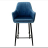 Полубарный стул Роден Blitz 19 Пепельно-синий, велюр (H=65cm) заказать в Осколе по цене 7 310 руб. с доставкой в Старый Оскол, Губкин, Белгород