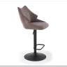 Барный стул Halmar H-122 (серый/черный) заказать в Осколе по цене 14 273 руб. с доставкой в Старый Оскол, Губкин, Белгород