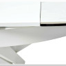 Стол TRENTO 120 HIGH GLOSS STATUARIO Белый мрамор глянцевый, керамика/ белый каркас заказать в Осколе по цене 73 620 руб. с доставкой в Старый Оскол, Губкин, Белгород