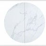 Стол TRENTO 120 HIGH GLOSS STATUARIO Белый мрамор глянцевый, керамика/ белый каркас заказать в Осколе по цене 73 620 руб. с доставкой в Старый Оскол, Губкин, Белгород