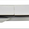 Стол CREMONA 140 HIGH GLOSS STATUARIO Белый мрамор глянцевый керамика/ белый каркас заказать в Осколе по цене 74 610 руб. с доставкой в Старый Оскол, Губкин, Белгород