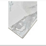 Стол CREMONA 140 HIGH GLOSS STATUARIO Белый мрамор глянцевый керамика/ белый каркас заказать в Осколе по цене 74 610 руб. с доставкой в Старый Оскол, Губкин, Белгород