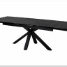 Стол ALTO 160 NERO KL-116 Черный мрамор матовый, итальянская керамика/ черный каркас заказать в Осколе по цене 0 руб. с доставкой в Старый Оскол, Губкин, Белгород