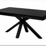 Стол ALTO 160 NERO KL-116 Черный мрамор матовый, итальянская керамика/ черный каркас заказать в Осколе по цене 0 руб. с доставкой в Старый Оскол, Губкин, Белгород