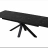 Стол ALTO 160 NERO KL-116 Черный мрамор матовый, итальянская керамика/ черный каркас заказать в Осколе по цене 0 руб. с доставкой в Старый Оскол, Губкин, Белгород