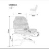 Кресло SIGNAL GISELLE античный розовый/бежевый/черный мат заказать в Осколе по цене 42 142 руб. с доставкой в Старый Оскол, Губкин, Белгород