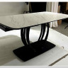 Стол MATERA 160 MARBLES KL-99 Белый мрамор матовый, итальянская керамика/ черный каркас заказать в Осколе по цене 116 100 руб. с доставкой в Старый Оскол, Губкин, Белгород