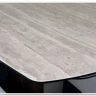 Стол DAGFINN 160 IVORY TRAVERTINE SOLID CERAMIC / Кофе / Орех, ®DISAUR заказать в Осколе по цене 95 600 руб. с доставкой в Старый Оскол, Губкин, Белгород