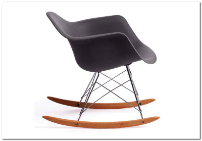 Кресло-качалка Secret De Maison CINDY  (mod. C1025A) серый 024 /натуральный
