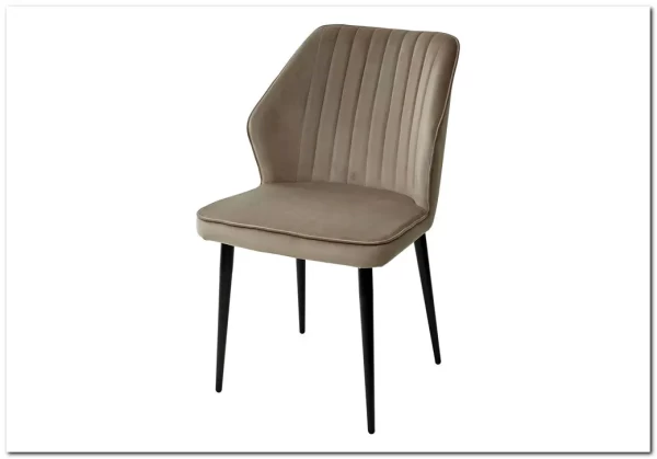 Стул SEATTLE-V ЛАТТЕ 25, велюр / черный каркас заказать в Осколе по цене 6 888 руб. с доставкой в Старый Оскол, Губкин, Белгород