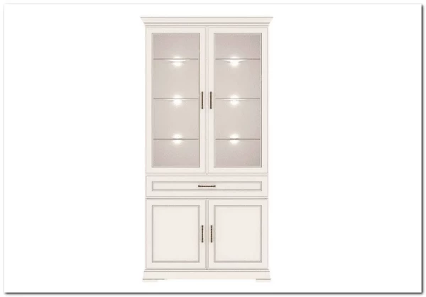 Витрина Florencia  REG2W2D1S персидский жемчуг BRW заказать в Осколе по цене 46 902 руб. с доставкой в Старый Оскол, Губкин, Белгород