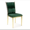 Стул кухонный K436  Halmar (темно-зеленый/золотой) заказать в Осколе по цене 17 774 руб. с доставкой в Старый Оскол, Губкин, Белгород