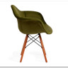 Кресло Secret De Maison CINDY SOFT (EAMES) (mod. 101) зеленый (HLR 54)/натуральный заказать в Осколе по цене 7 720 руб. с доставкой в Старый Оскол, Губкин, Белгород
