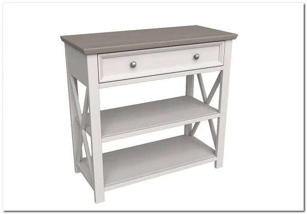 Консоль Форест белый воск/антрацит заказать в Осколе по цене 21 489 руб. с доставкой в Старый Оскол, Губкин, Белгород