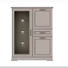 Тумба-витрина Florencia KOM1W2D1S персидский жемчуг BRW заказать в Осколе по цене 37 056 руб. с доставкой в Старый Оскол, Губкин, Белгород