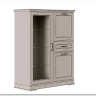 Тумба-витрина Florencia KOM1W2D1S персидский жемчуг BRW заказать в Осколе по цене 37 056 руб. с доставкой в Старый Оскол, Губкин, Белгород