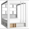 Купить Кровать со шкафом библиотечным и балдахином с основанием 160x200 4You by VOX с доставкой по России по цене производителя можно в магазине Другая Мебель в Старом Осколе