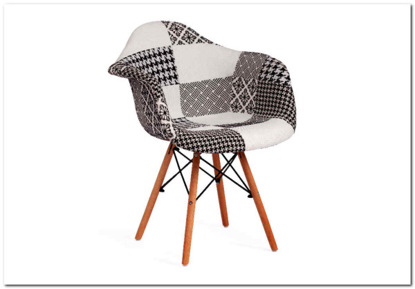 Кресло Secret De Maison CINDY SOFT (EAMES) (mod. 101) black/white (черный/белый) заказать в Осколе по цене 7 720 руб. с доставкой в Старый Оскол, Губкин, Белгород