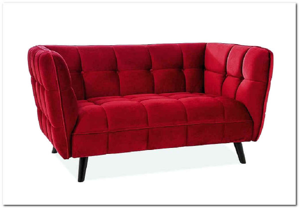 Диван CASTELLO 2 Velvet Bluvel 59  Signal (бордовый) заказать в Осколе по цене 84 495 руб. с доставкой в Старый Оскол, Губкин, Белгород