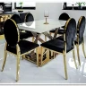Стул кухонный SIGNAL KING Velvet Bluvel 19 (черный/золотой) заказать в Осколе по цене 18 286 руб. с доставкой в Старый Оскол, Губкин, Белгород