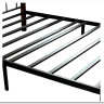 Купить Кровать AT-915 дерево гевея/металл 160*200 (Queen bed), красный дуб/черный с доставкой по России по цене производителя можно в магазине Другая Мебель в Старом Осколе