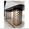 Стол CHIAVARI 220 KL-116 Черный мрамор матовый, итальянская керамика / бронзовый, DISAUR заказать в Осколе по цене 96 480 руб. с доставкой в Старый Оскол, Губкин, Белгород