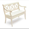 Скамейка ALBIZZI (Альбицци) pure white (белый) заказать в Осколе по цене 27 217 руб. с доставкой в Старый Оскол, Губкин, Белгород